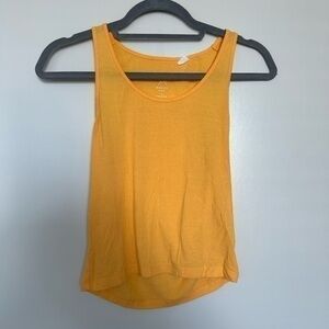 Yellow pacsun cropped tank